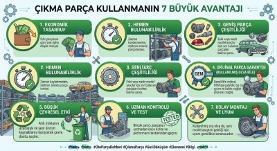 Çıkma Parça Kullanmanın 7 Büyük Avantajı