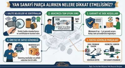 Yan Sanayi Parça Alırken Nelere Dikkat Etmelisiniz?