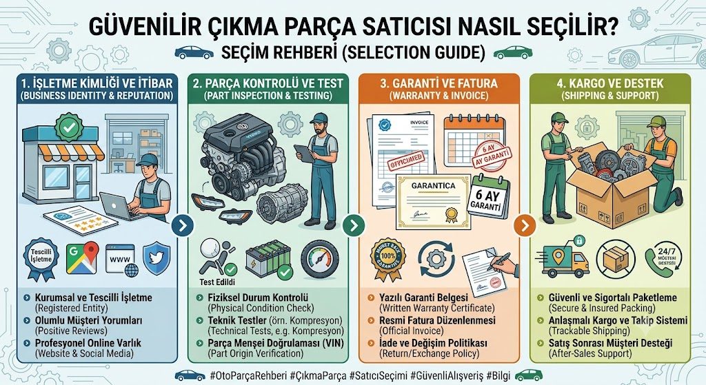 Güvenilir Çıkma Parça Satıcısı Nasıl Seçilir?